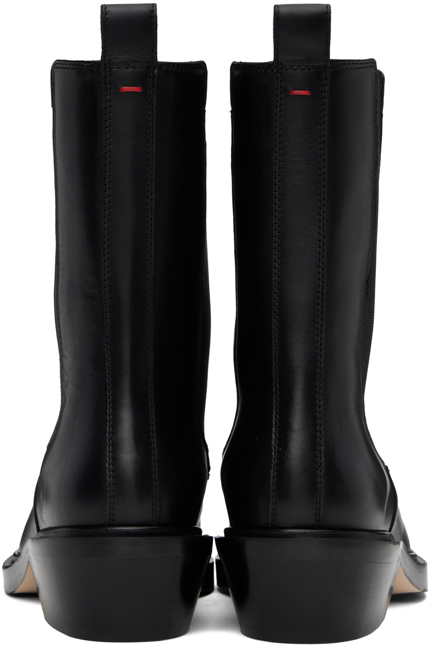 Aeyde Black Antonia Chelsea Boots