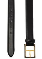 Andersons Belts Glossed Leather Belt Black