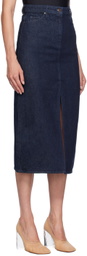 16Arlington Indigo Ille Denim Midi Skirt