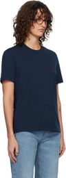 AMI Paris Navy Ami de Coeur T-shirt