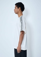 Y-3 Striped Shoulder Cotton T-Shirt
