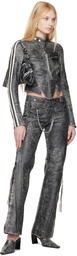 KNWLS Black Nihil Moto Leather Pants