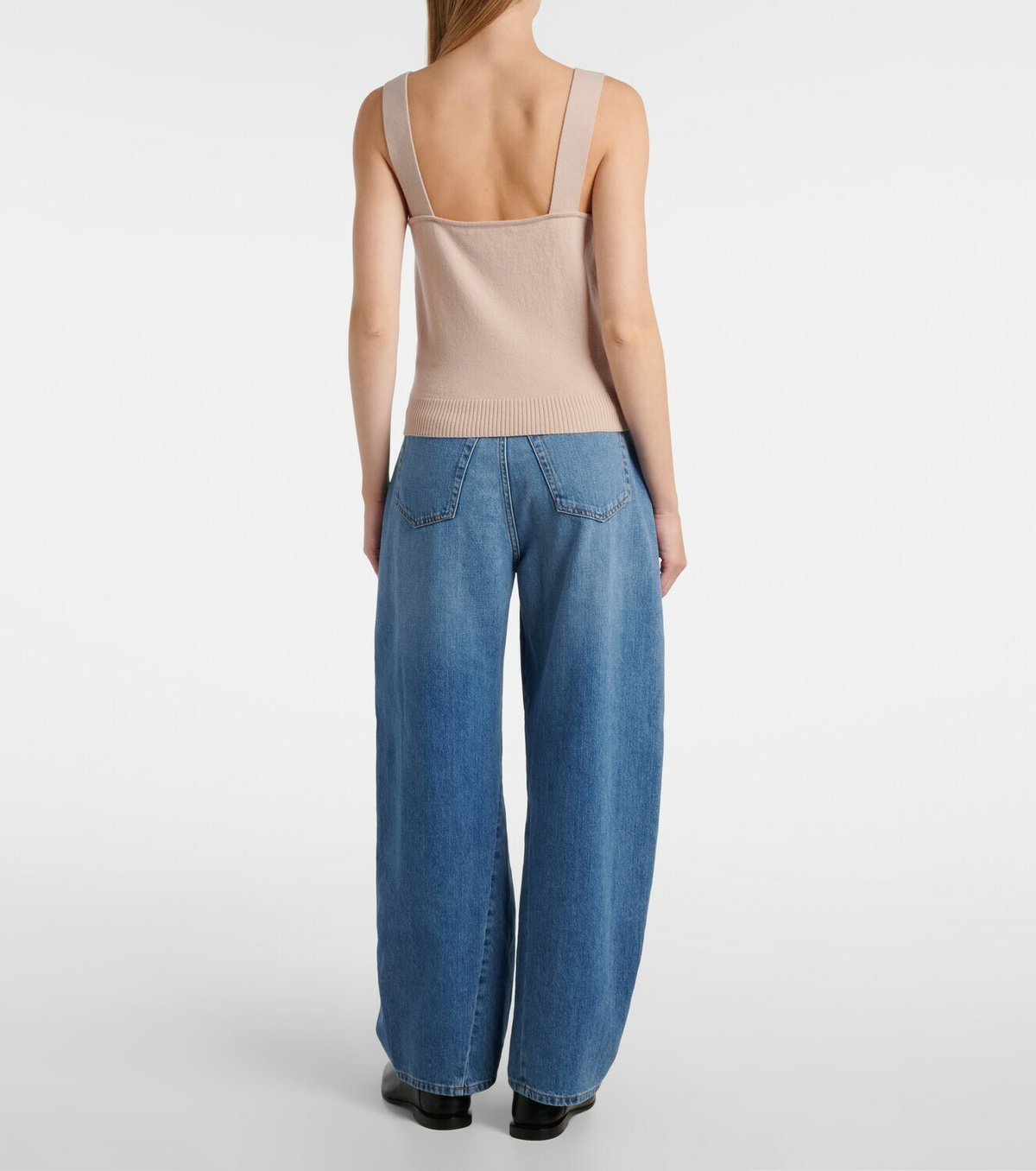 Givenchy Logo wool and cashmere tank top