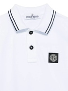 Stone Island Junior Polo Shirt in White