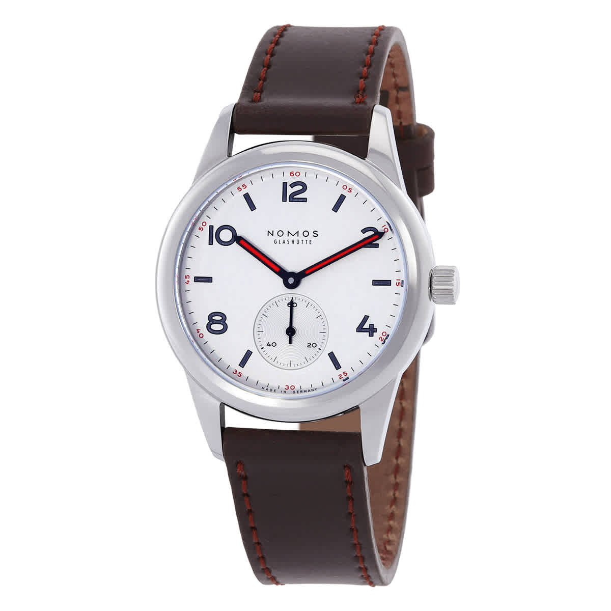 Nomos Club Hand Wind White Dial Watch 703.1