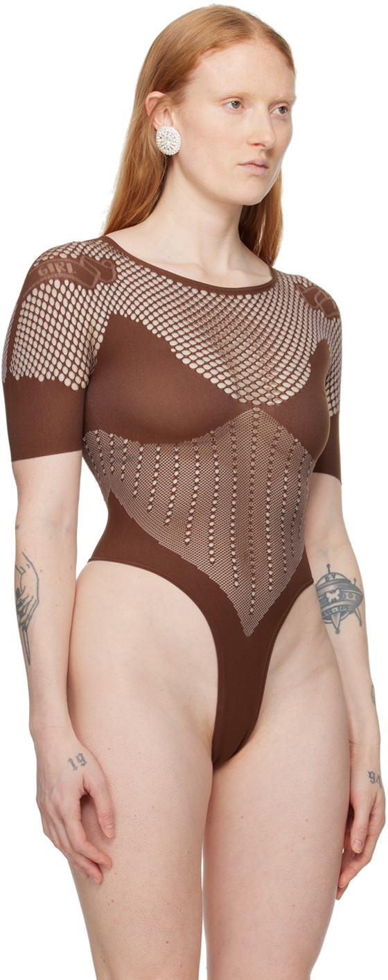 Poster Girl Brown Vivian Bodysuit
