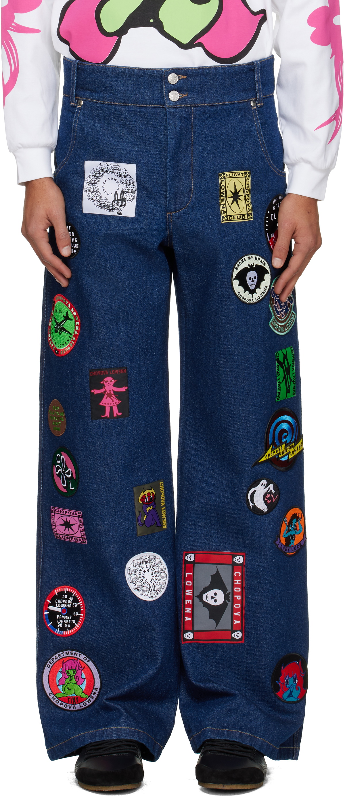 Chopova Lowena Blue Wicko Jeans