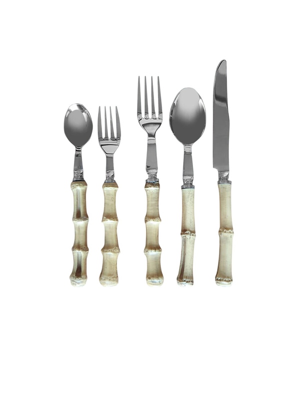 Photo: Les-Ottomans Set Of Five Bamboo Cutlery