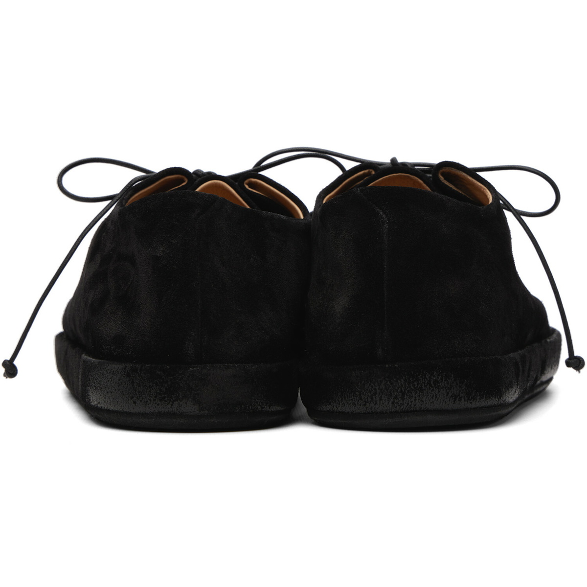 Marsèll Black Scatopelle Suede Sneakers
