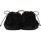 Marsèll Black Scatopelle Suede Sneakers
