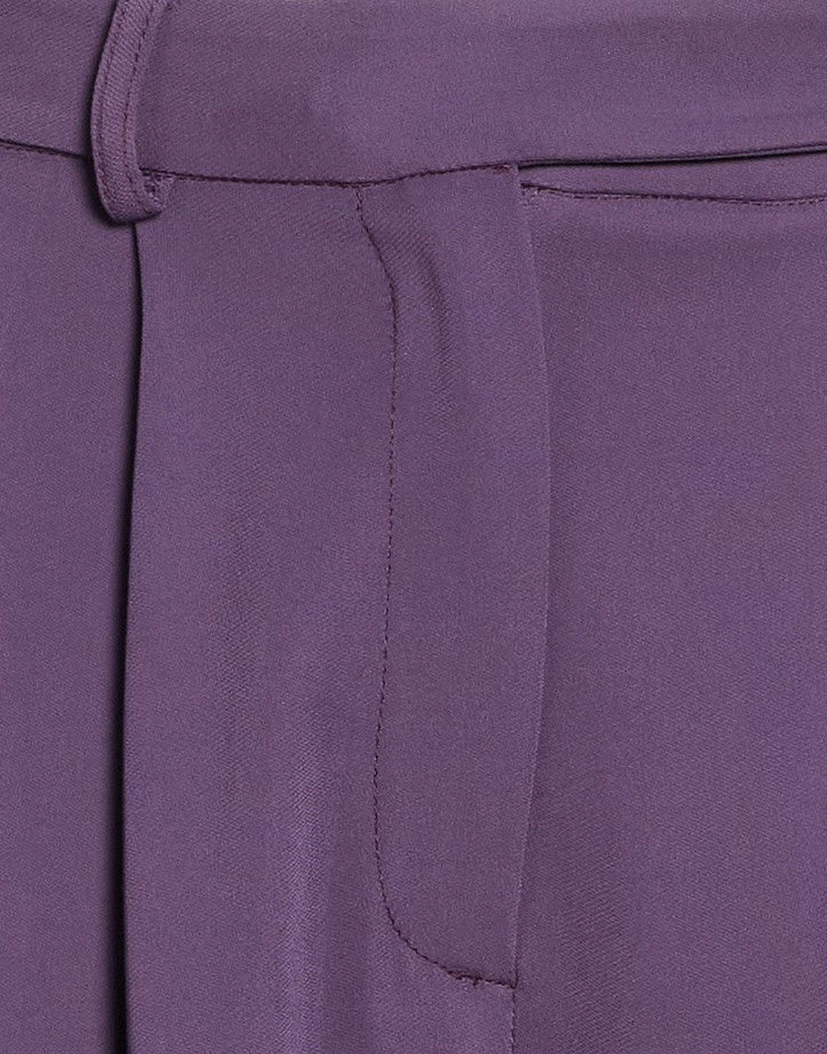 Manila Grace Womens Pants Dark in Purple