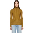 Acne Studios Tan Fitted Turtleneck