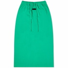 Fear of God ESSENTIALS Women's Long Skirt in Mint Leaf