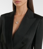 Max Mara Arca double-breasted satin blazer