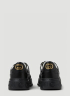GG Embossed Sneakers in Black