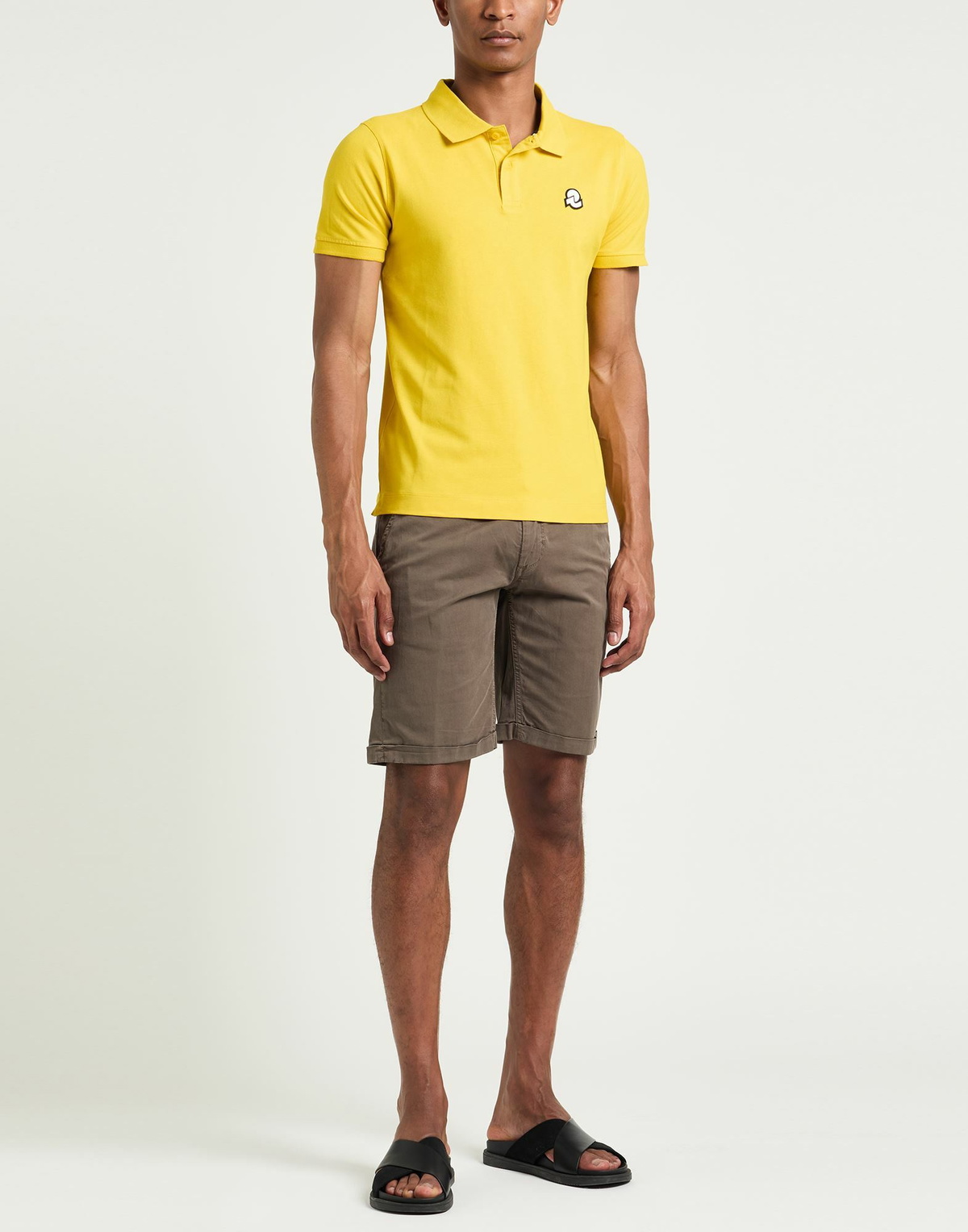 Invicta Mens Polo shirt in Yellow