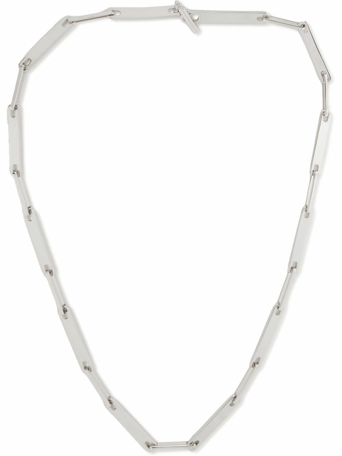 Photo: SAINT LAURENT - Silver-Tone Chain Necklace