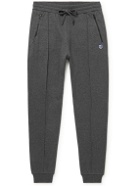 Schiesser - Helge Tapered Logo-Appliquéd Cotton-Jersey Sweatpants - Gray