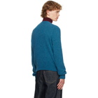 Dries Van Noten Blue Alpaca Sweater