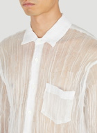 Initial Sheer Shirt in White