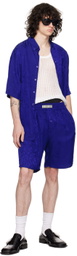 LGN Louis Gabriel Nouchi Blue Drops Shorts
