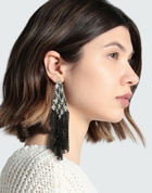 Rabanne Womens Earrings in Black
