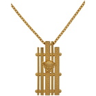 Versace SSENSE Exclusive Gold Medusa Greek Necklace