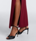 Nensi Dojaka Paneled strapless gown