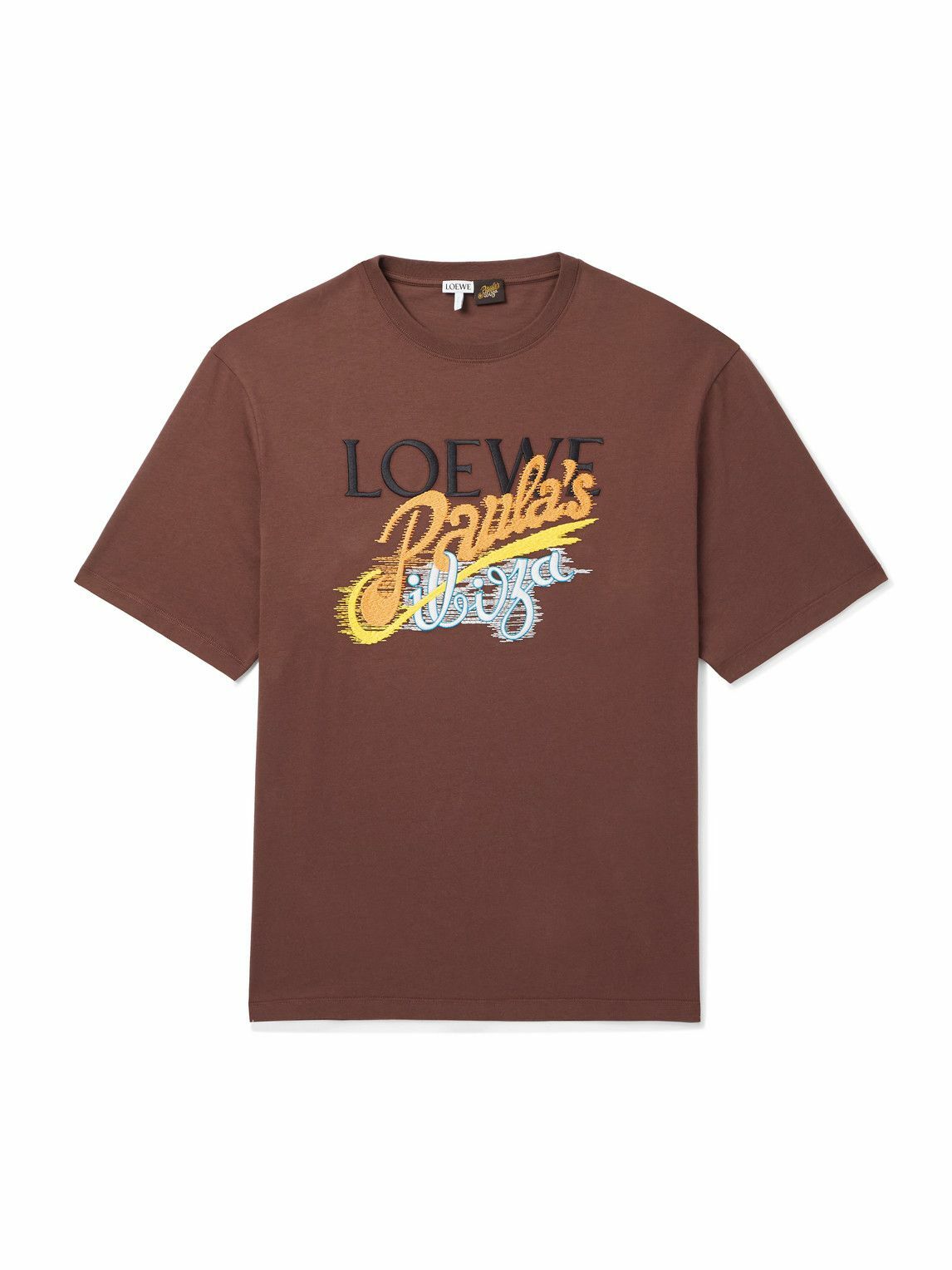 Loewe - Paula's Ibiza Logo-Appliquéd Cotton-Jersey T-Shirt