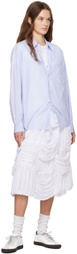 Comme des Garçons Shirt Blue Striped Shirt