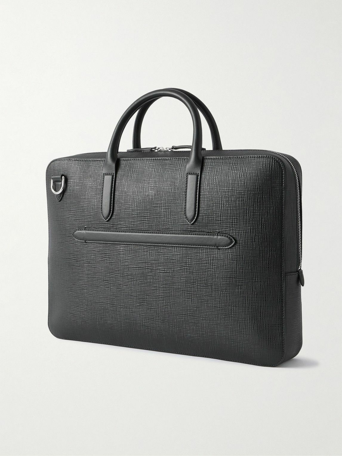 Smythson - Panama Cross-Grain Leather Briefcase