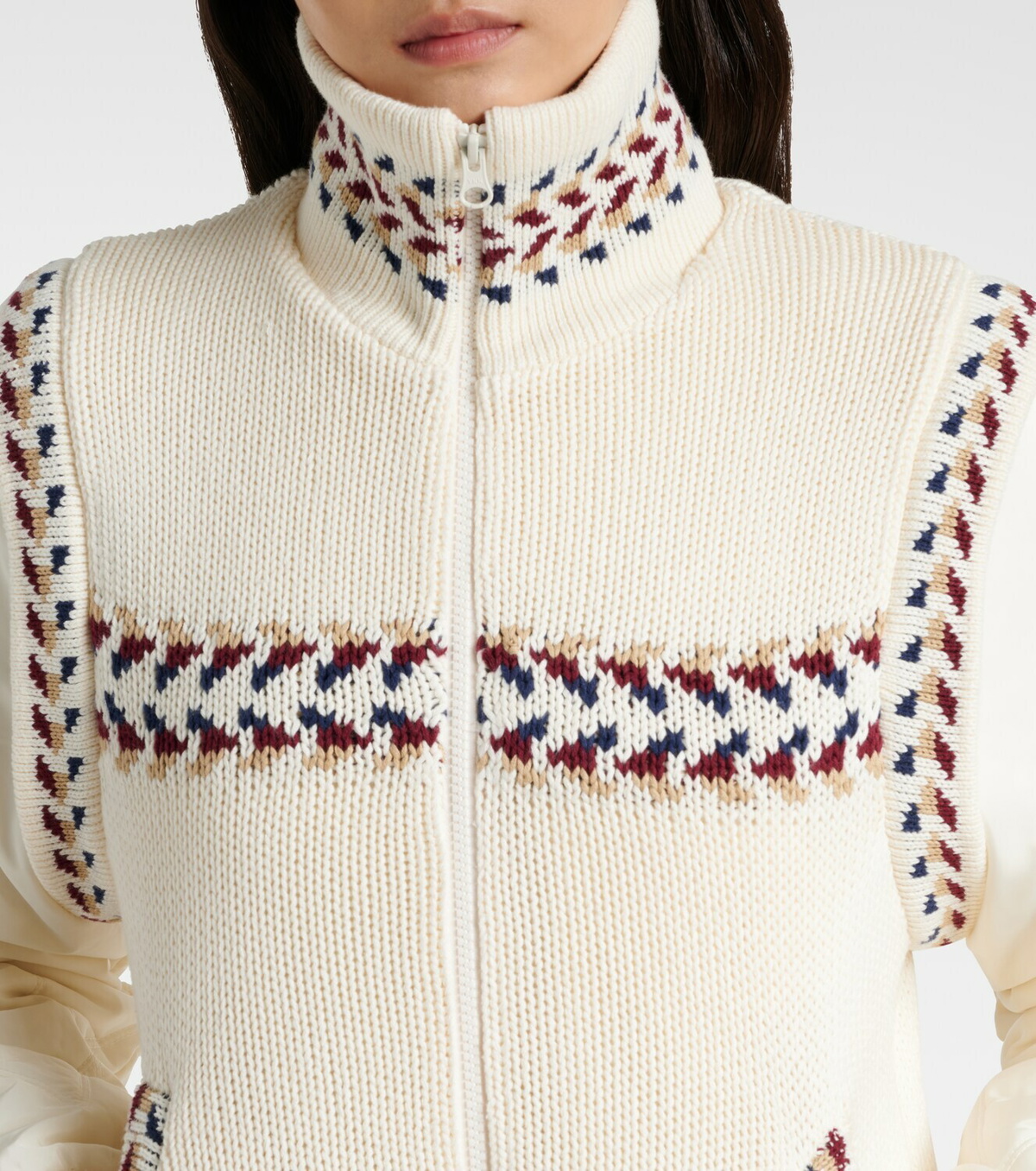 The Upside Dhemi knitted cotton jacket