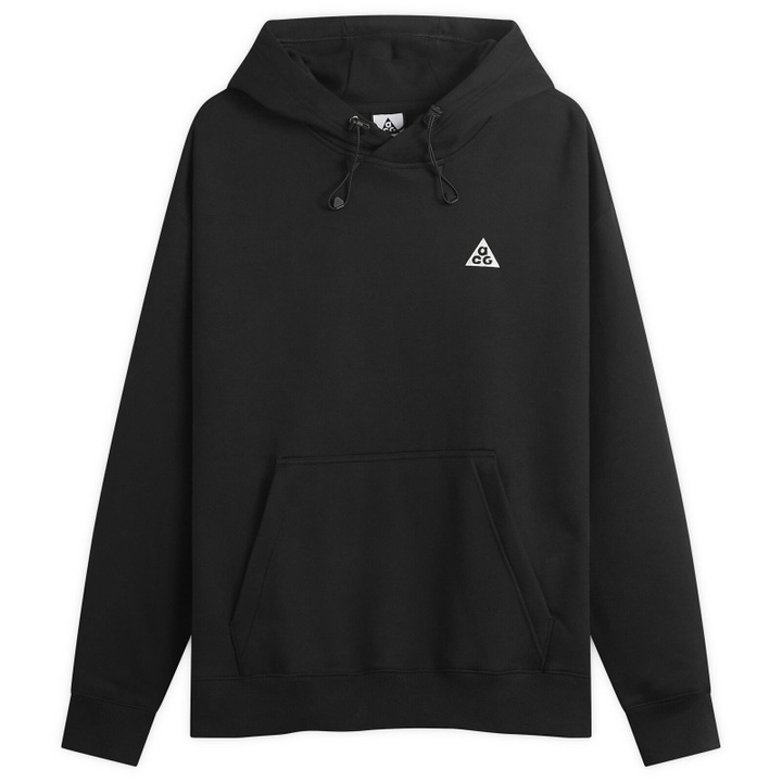 Photo: Nike Men's ACG Tuff Pullover Fleece Hoodie in Black/Anthracite/Summit White