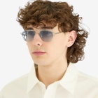 Monokel Dion Sunglasses in Silver/Blue 