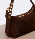 Miu Miu Spirit Medium suede shoulder bag