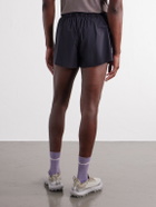 Satisfy - Distance Straight-Leg Logo-Appliqu&eacute;d 2.5" Justice&trade; Shorts - Black