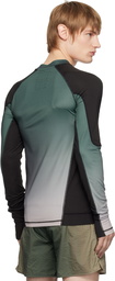 RCOS Green & Black Compression Base Layer T-shirt