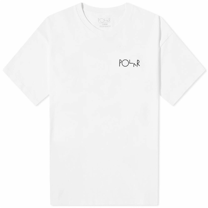 Photo: Polar Skate Co. Men's Stroke Logo T-Shirt in White