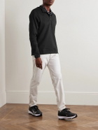 Nike Golf - Tour Slim-Fit Half-Zip Cotton-Blend Piqué Golf Top - Black