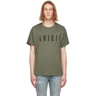 AMIRI Khaki Core Logo T-Shirt