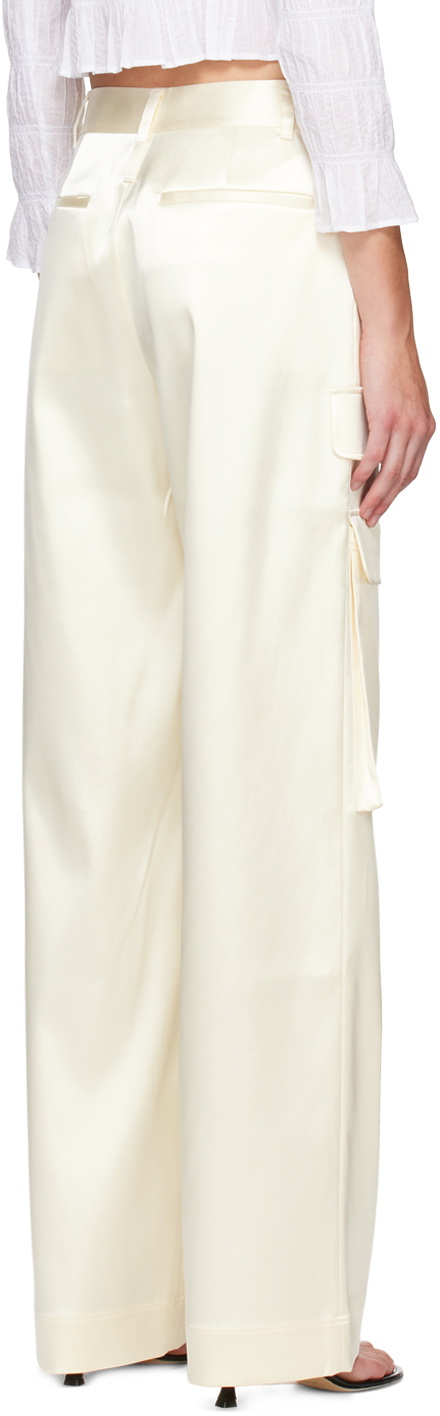 FRAME Off-White Relaxed Cargo Pants Frame Denim