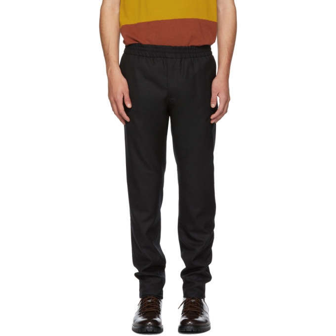 Photo: Norse Projects Black Tech Wool Luther Trousers