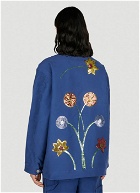 Sky High Farm Workwear - Workwear Embroidered Jacket in Dark Blue