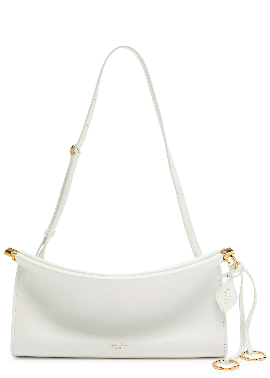 Alaïa East West Leather Shoulder bag - White - One Size