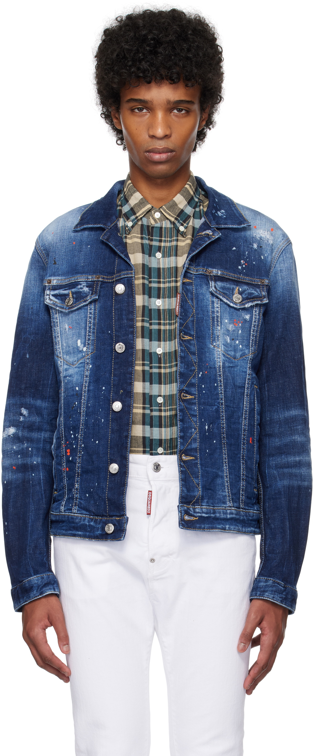 Dsquared2 Navy Dan Denim Jacket