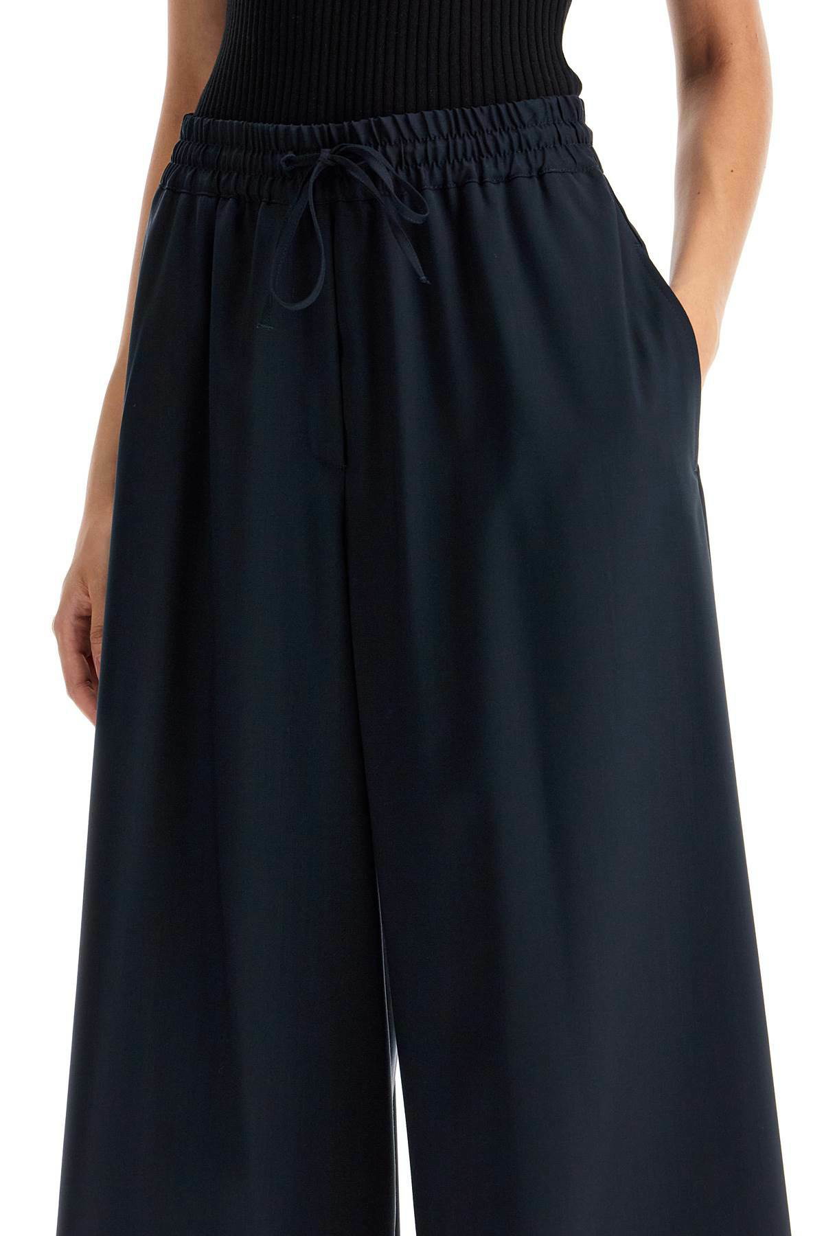 WEEKEND MAX MARA 'cropped elmo' wool trousers in Blue