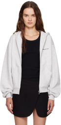 Coperni Gray Disney Crown Zip Up Hoodie