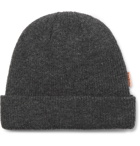 Acne Studios - Krachel Ribbed Wool-Blend Beanie - Gray