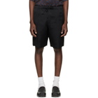 Dries Van Noten Black Viscose Shorts