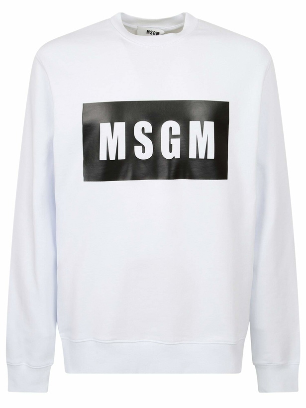 Photo: MSGM Branded Sweatshirt